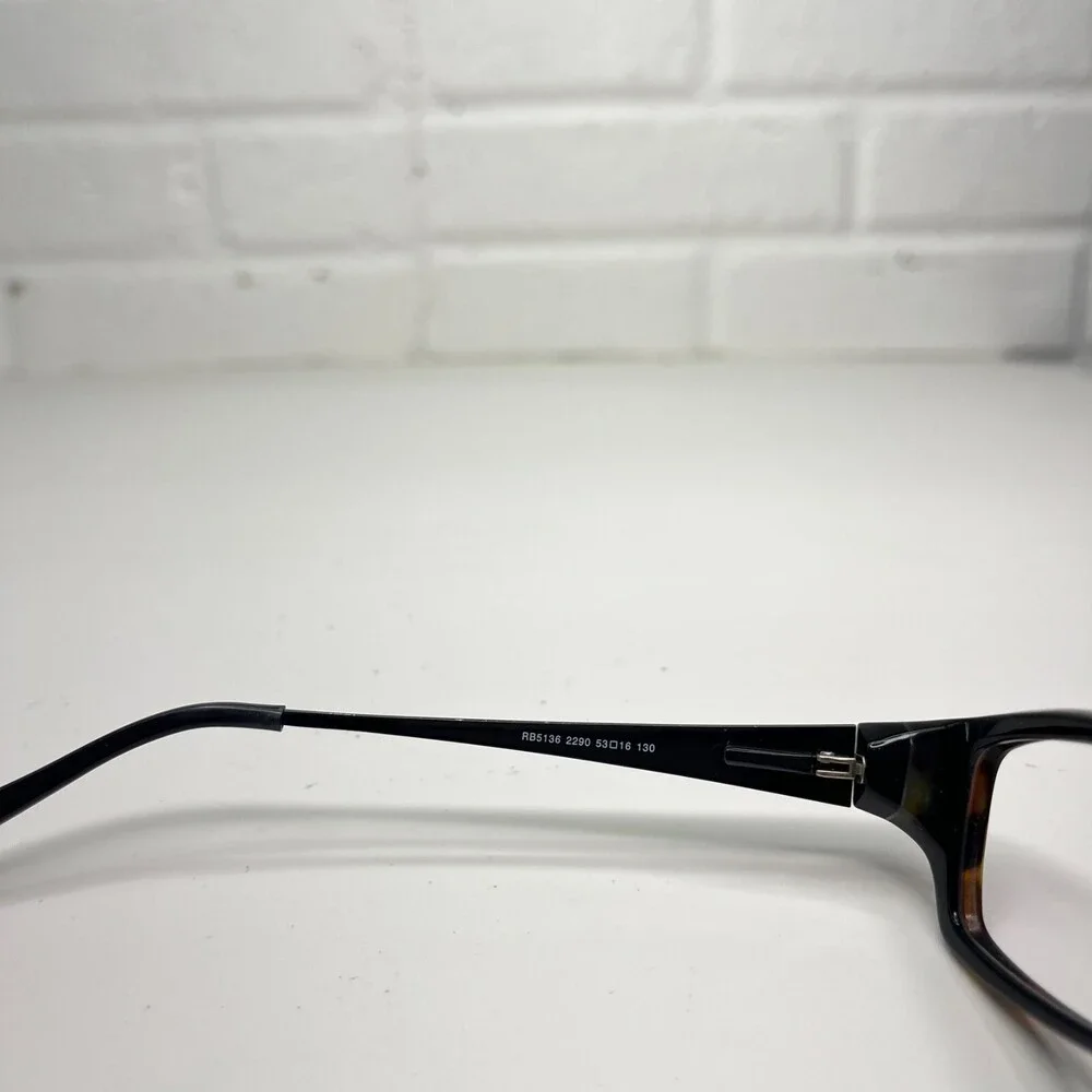 Ray-Ban RB 5136 2290 Eyeglasses Frames Womens Brown Titanium 53-16-130 1286